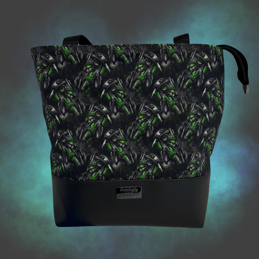 Plague doctor Tote bag with zip