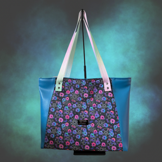 Floral Pentagram Everyday tote bag