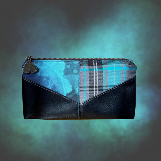 Blue Harlequin Pouch